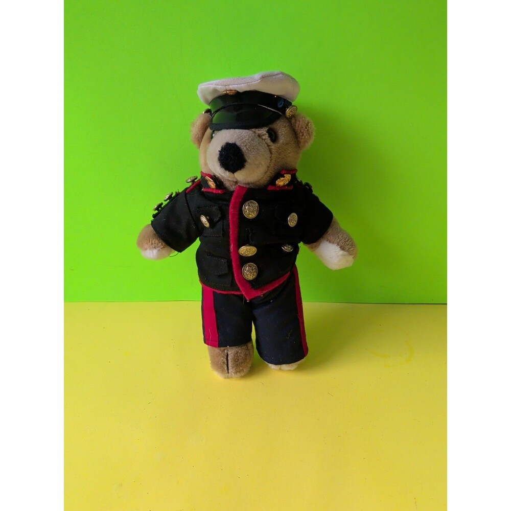 Marine Corps Bear Enlisted Dress Blue Uniform Vanguard vintage plush